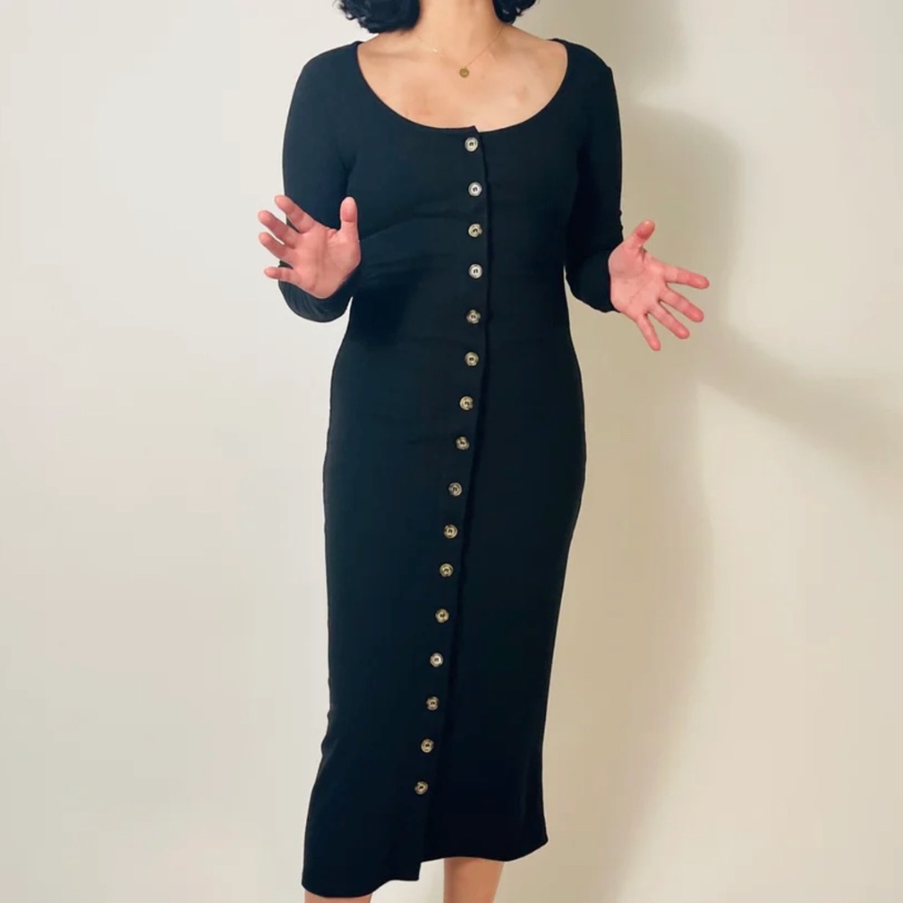 Long Black Dress, Ida Dress, Altar PDX
